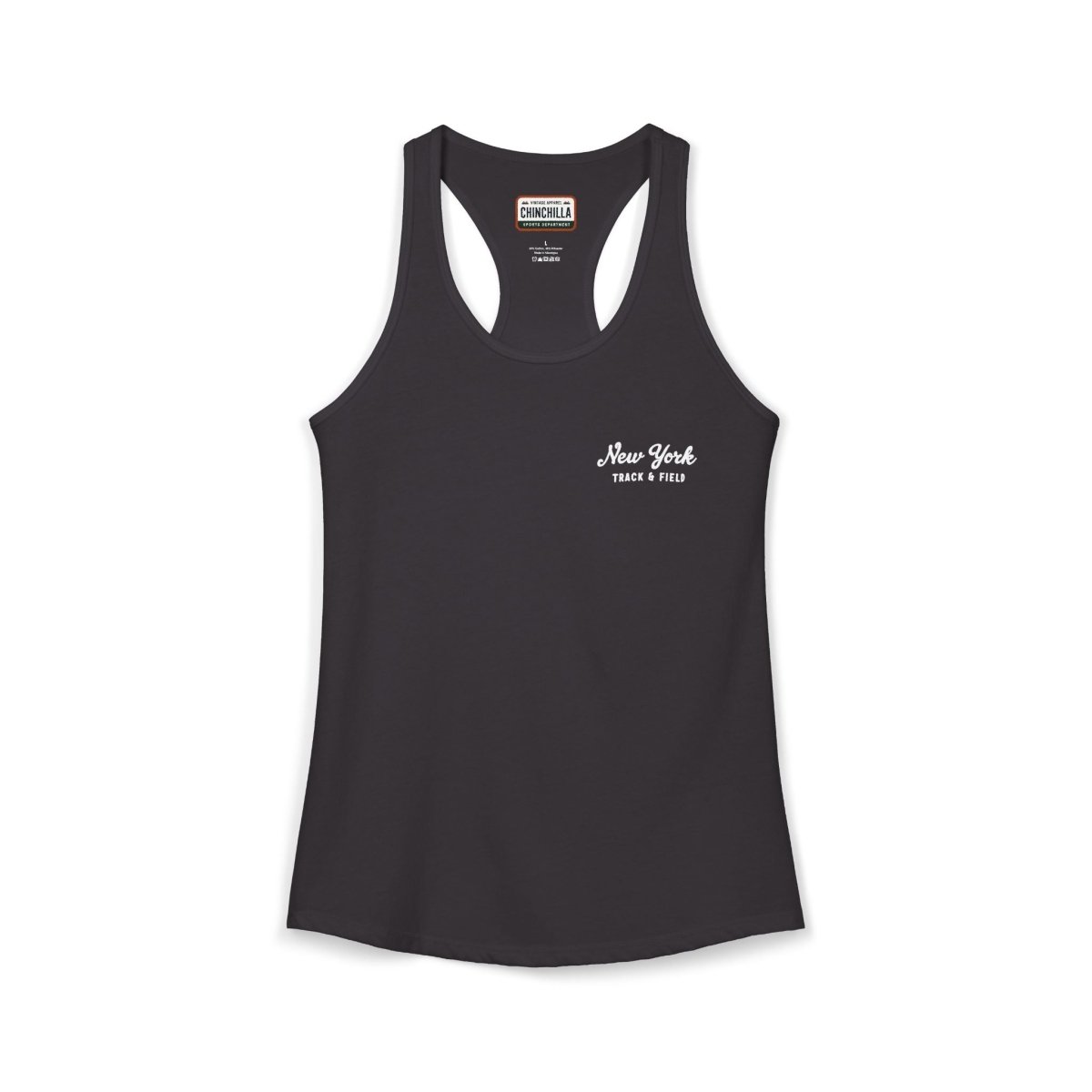 New York Varsity Women's Ideal Racerback Tank Top - Chinchilla Choons